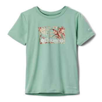 Columbia Freezer Graphic, Camiseta Verde Menta Para Niña | 216503-VHF